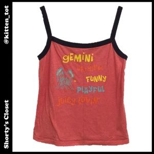 Calling all Geminis! VGUC Juicy zodiac tank top